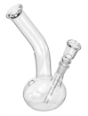 Glas-Bong "Bubble Bent Neck" ca. 19cm